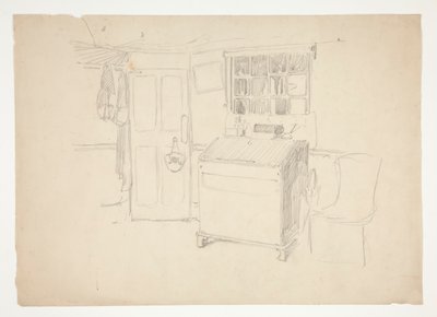Studium wewnętrzne autorstwa Edwin Austin Abbey