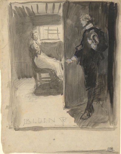 John Alden autorstwa Edwin Austin Abbey