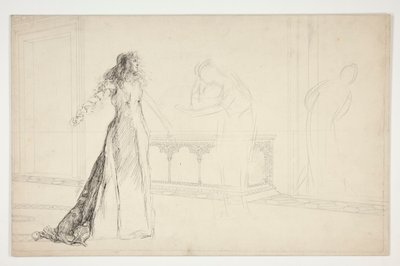 Julia w przedpokoju, od Romea i Julii autorstwa Edwin Austin Abbey