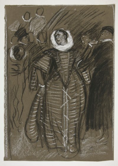 Katharina, Akt I, Scena I, Poskromienie złośnicy autorstwa Edwin Austin Abbey