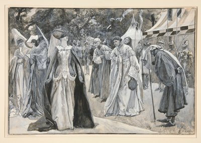 Król: autorstwa Edwin Austin Abbey