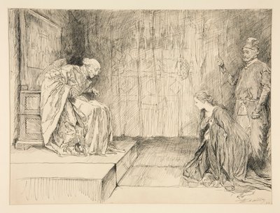 Lafeu: autorstwa Edwin Austin Abbey