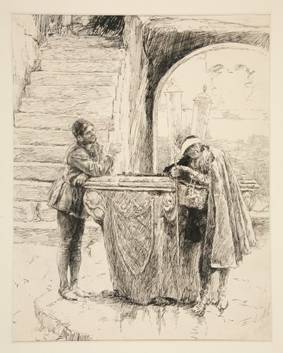 Lotto: autorstwa Edwin Austin Abbey