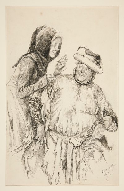 Pani szybko: autorstwa Edwin Austin Abbey