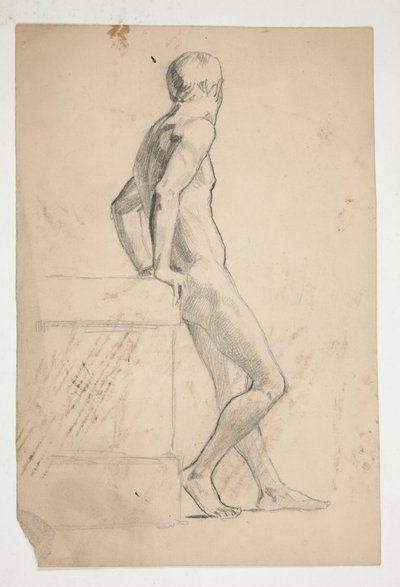 Studium nagich mężczyzn, klasa życia autorstwa Edwin Austin Abbey