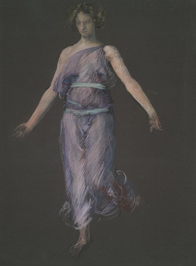 Możliwe studium figury dla autorstwa Edwin Austin Abbey