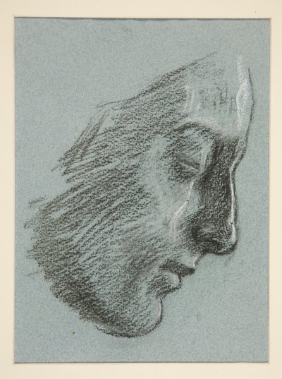 Profil młodej kobiety autorstwa Edwin Austin Abbey