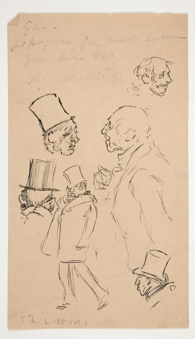 Arkusz szkiców autorstwa Edwin Austin Abbey