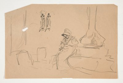Szkic do autorstwa Edwin Austin Abbey