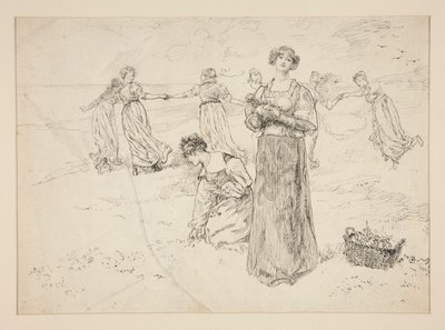 Szkic do autorstwa Edwin Austin Abbey