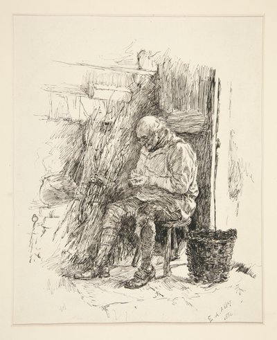 Szkic do autorstwa Edwin Austin Abbey