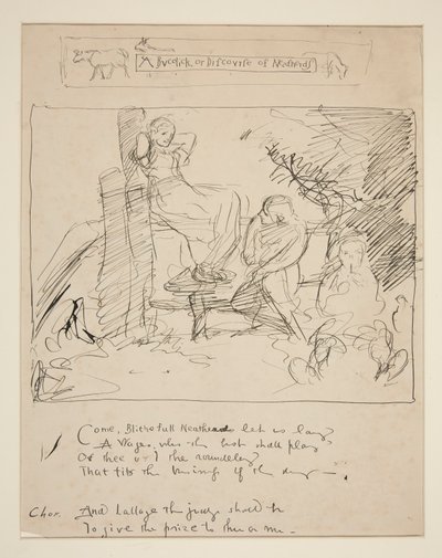 Szkic do wersetu: autorstwa Edwin Austin Abbey