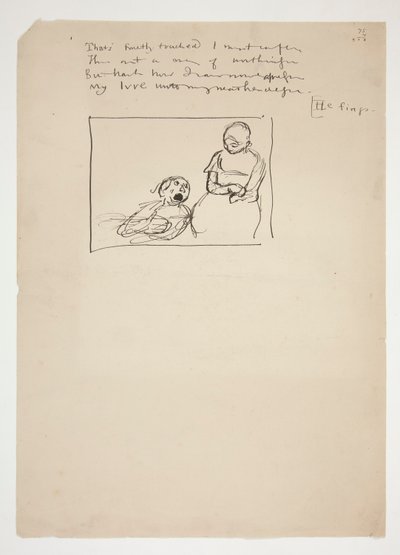 Studiuj dla Herricka autorstwa Edwin Austin Abbey