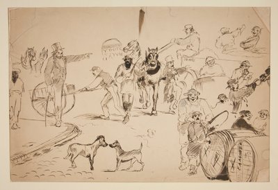 Scena uliczna autorstwa Edwin Austin Abbey