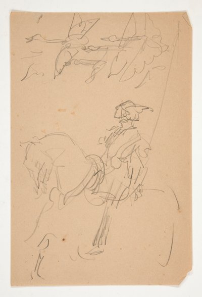 Study for Columbus in the New World(?) (obraz olejny) autorstwa Edwin Austin Abbey