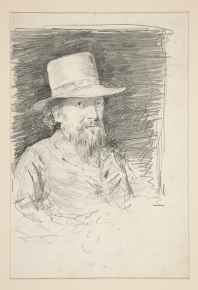 Study for General Meade: szkic do muralu do budynku stolicy stanu w Harrisburgu, Pensylwania, 1902-1911 (ukończony przez Johna Singera Sargenta) autorstwa Edwin Austin Abbey