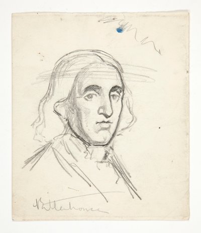 Study for Rittenhouse: szkic do muralu do budynku stolicy stanu w Harrisburgu w Pensylwanii, 1902-1911 (ukończony przez Johna Singera Sargenta) autorstwa Edwin Austin Abbey