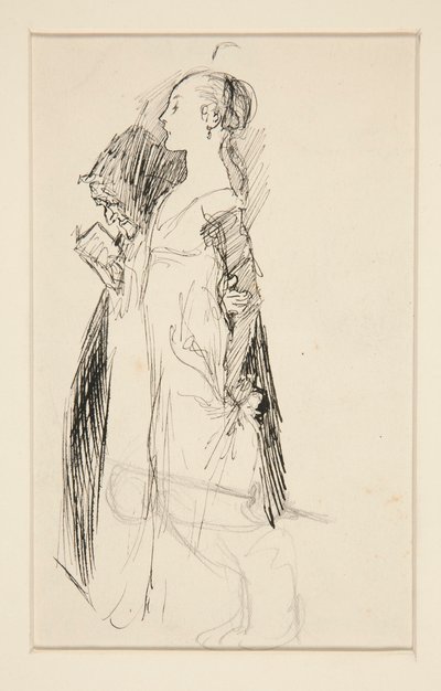 Studium Edukacji Izabeli (obraz olejny) autorstwa Edwin Austin Abbey