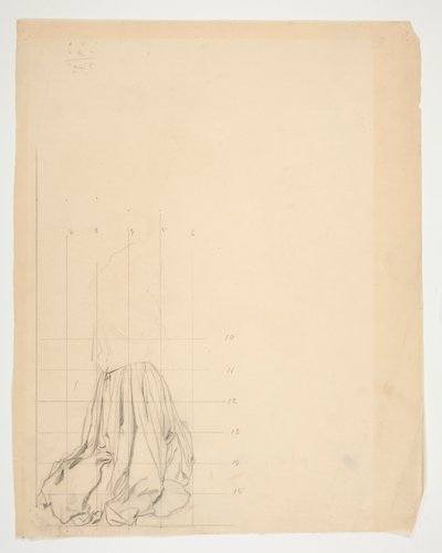 Study for The Quest of the Holy Graal (seria piętnastu obrazów dla Biblioteki Publicznej w Bostonie, ukończona w 1901) autorstwa Edwin Austin Abbey