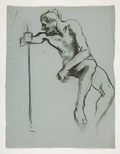 Study for The Spirit of Vulcan, Genius of the Workers in Iron and Steel, capitol rotunda, Harrisburg, Pensylwania autorstwa Edwin Austin Abbey