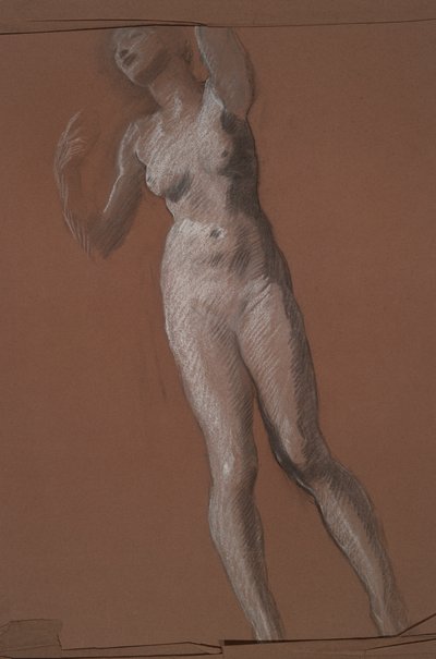 Studium dla figury 15:00 w autorstwa Edwin Austin Abbey