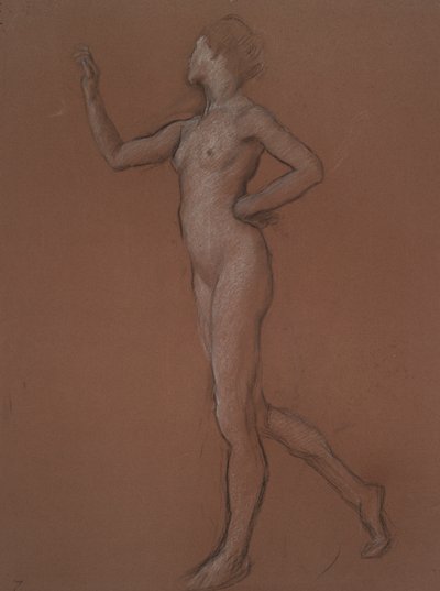 Studium dla liczby 7 rano dla autorstwa Edwin Austin Abbey
