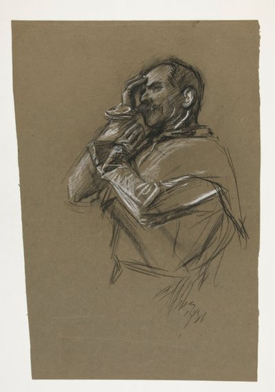 Studiuj jeden z malowideł ściennych z The Quest of the Holy Graal (seria 15 obrazów dla Biblioteki Publicznej w Bostonie, ukończona w 1901) autorstwa Edwin Austin Abbey