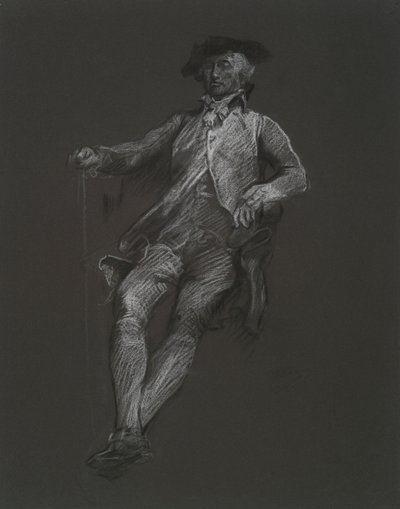 Studium do postaci Johna Dickinsona, w autorstwa Edwin Austin Abbey