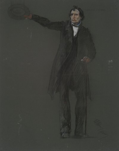Studium dla postaci Thaddeusa Stevensa, in autorstwa Edwin Austin Abbey