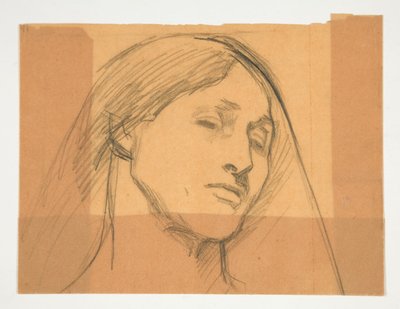 Studium kobiety autorstwa Edwin Austin Abbey
