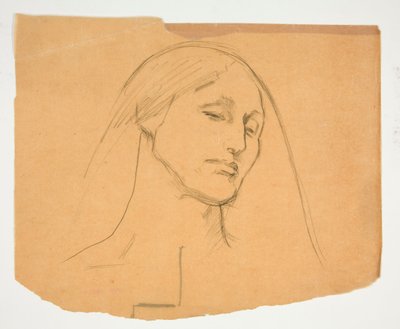 Studium kobiety autorstwa Edwin Austin Abbey