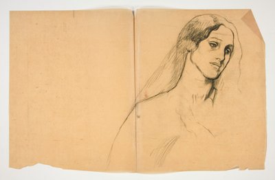 Studium kobiety autorstwa Edwin Austin Abbey