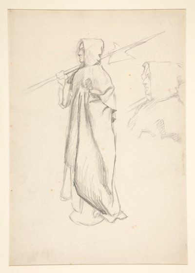 Studium halabardników od króla Ryszarda III autorstwa Edwin Austin Abbey