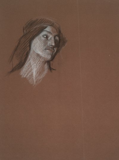 Studium kobiety autorstwa Edwin Austin Abbey
