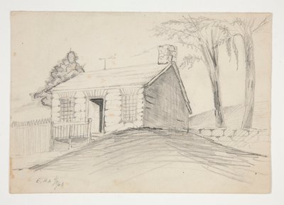 Najstarszy dom w Ellicotts Mills autorstwa Edwin Austin Abbey