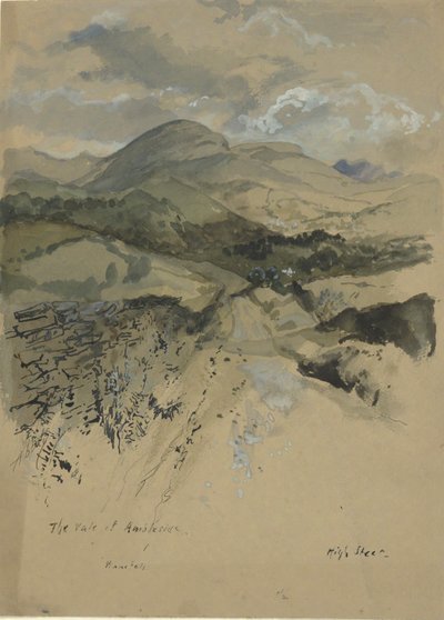 Dolina Ambleside, Wansfell autorstwa Edwin Austin Abbey