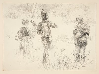 Kamień probierczy: autorstwa Edwin Austin Abbey