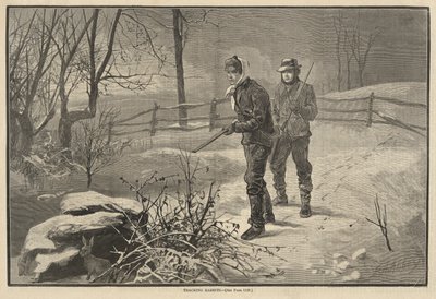 Śledzenie królików autorstwa Edwin Austin Abbey