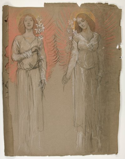 Dwa Anioły autorstwa Edwin Austin Abbey