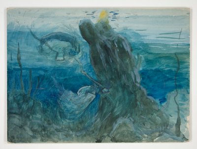 Scena podwodna autorstwa Edwin Austin Abbey