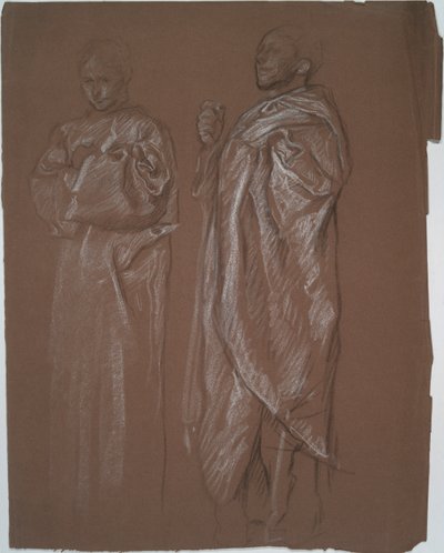 Niezidentyfikowane badanie autorstwa Edwin Austin Abbey