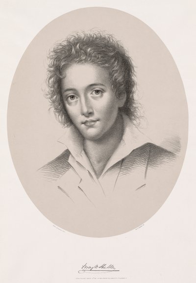 Percy Bysshe Shelley autorstwa Edwin Beyerhaus