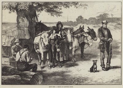 Quiet Times, szkic o Hampstead Heath autorstwa Edwin Buckman
