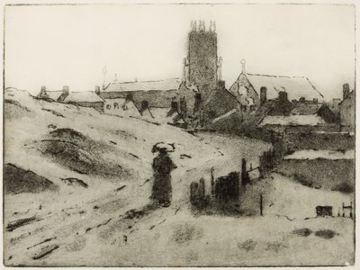 Black Country Church (akwaforta) autorstwa Edwin Butler Bayliss