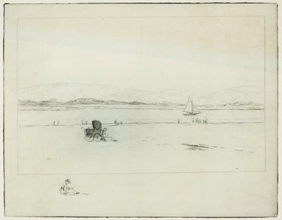 U ujścia (akwaforta) autorstwa Edwin Butler Bayliss
