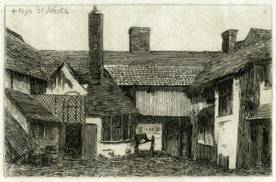 Krzyżowe Klucze, St Neots, Cambridgeshire, 1881 autorstwa Edwin Edwards
