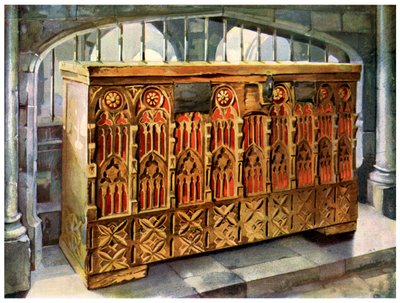 Kaseton oszkarpowany z XIV w., 1910 r. autorstwa Edwin Foley