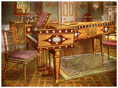 Meble dekoracyjne z końca XVIII wieku, 1911-1912. autorstwa Edwin Foley