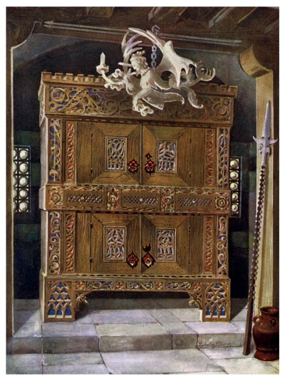 Późnogotycki schrank, 1910. autorstwa Edwin Foley