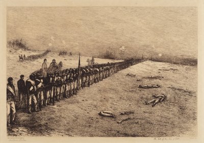 Zatrzymanie linii bitwy autorstwa Edwin Forbes